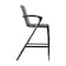Armen Living Nabila Outdoor Dark Eucalyptus Wood and Gray Rope Counter and Bar height Stool 840254333451 - alternate 8
